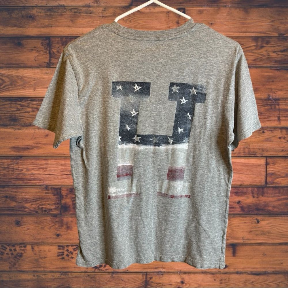 5 for $25🔥Tommy Hilfiger Grey Big H Back T-Shirt‎ Boys Large (16/18)